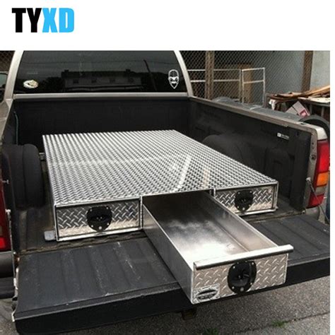 truck bed metal tool box|5ft tool box truck mounted.